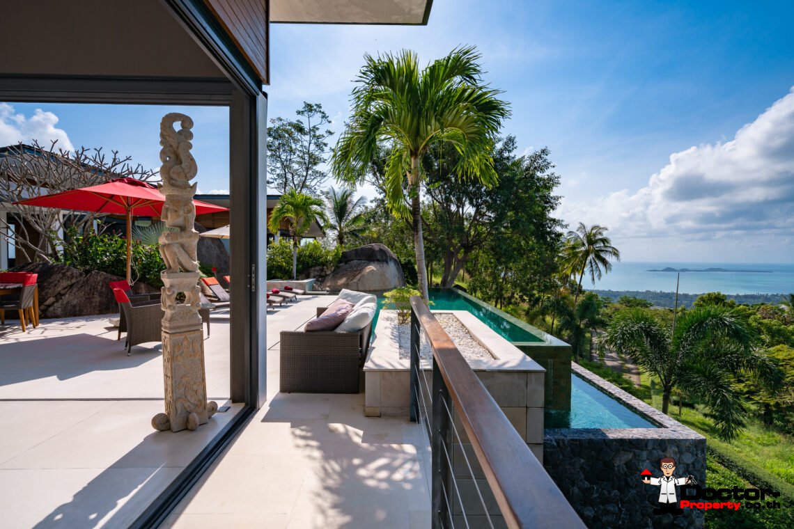 Stunning Sunset View Villa in Taling Ngam – Koh Samui, For Sale